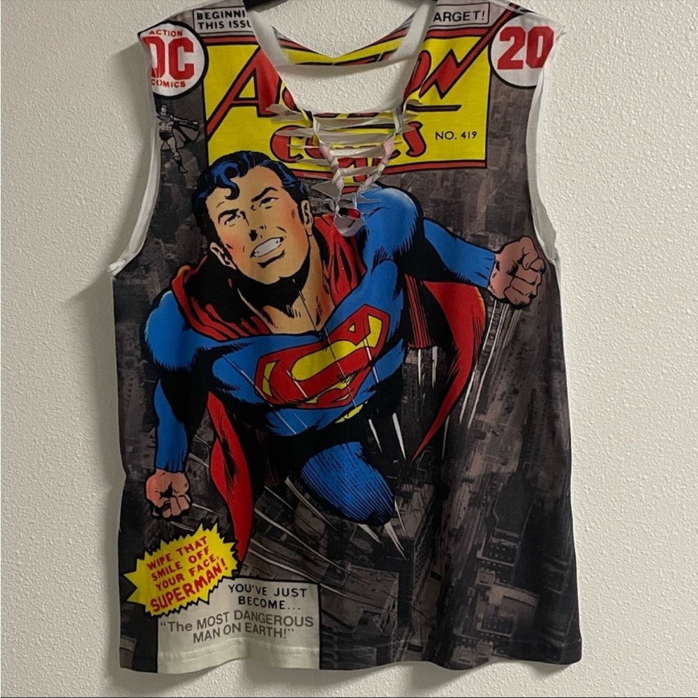 Superman Comic Tank Top